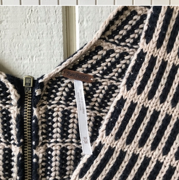 Free people boxy zip dow sweater top - Picture 4 of 11
